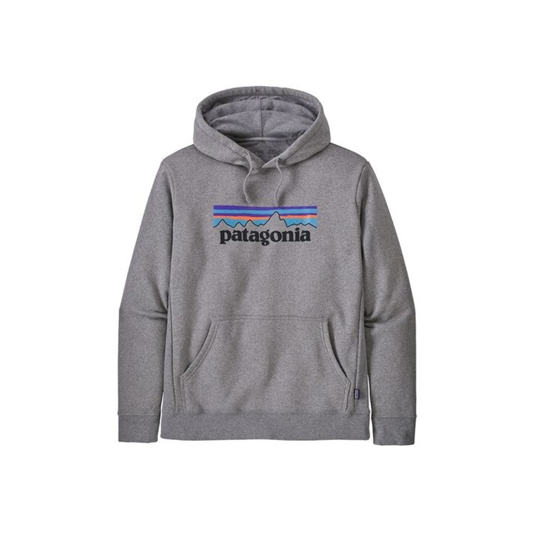Patagonia M's P-6 Logo Uprisal Hoody Gravel Heather
