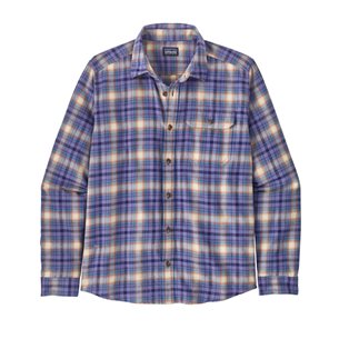 Patagonia M's L/S Cotton In Conversion LW Fjord Flannel Shirt Ombre Vintage Perennial Purple