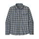 Patagonia M's L/S Cotton In Conversion LW Fjord Flannel Shirt Squared Tidepool Blue
