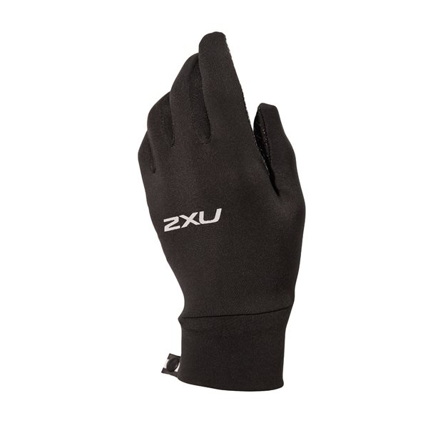 2XU Run Glove Black/Silver