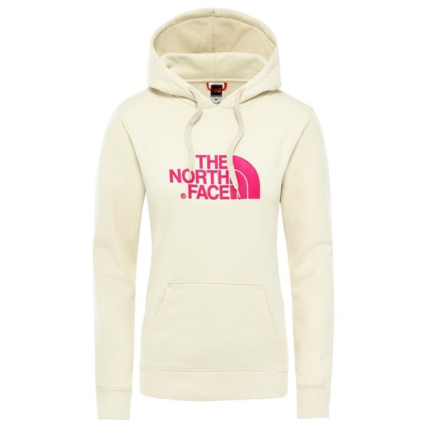 The North Face W Drew Peak Pullover Hoodie Vintage White/ Pink