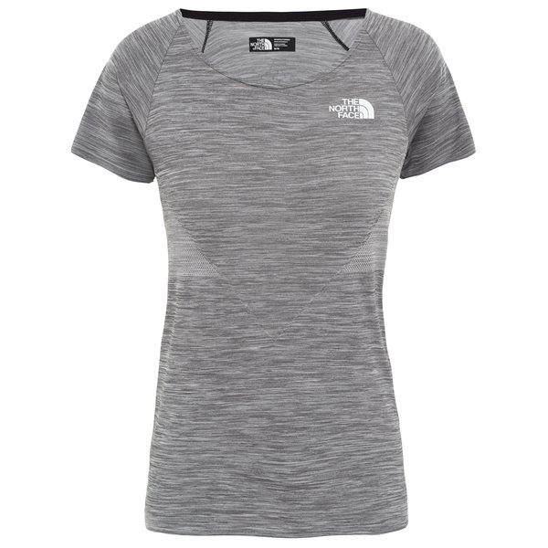 The North Face Women’s Impendor Seamless Tee Tnf Black White Heather