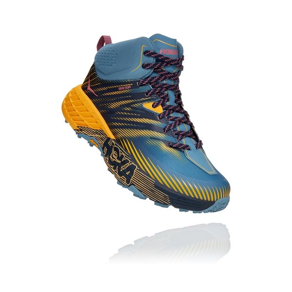 Hoka One One W Speedgoat Mid 2 GTX Provincial Blue / Saffron