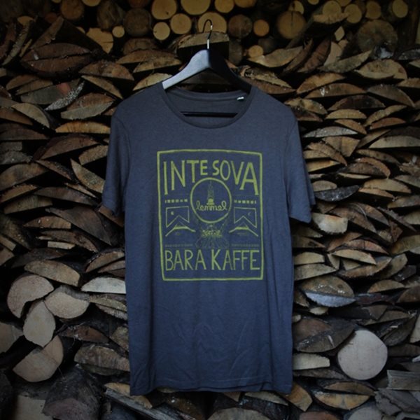 Lemmel Kaffe T-Shirt ”inte Sova” Charcoal