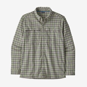 Patagonia Fishing Patagonia M's EarlyRise Stretch Shirt On The Fly / Salvia Green
