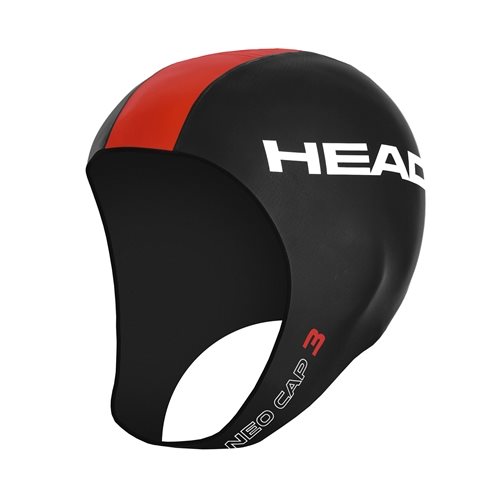 Head Neo Swim Cap 3Mm Black/Red
