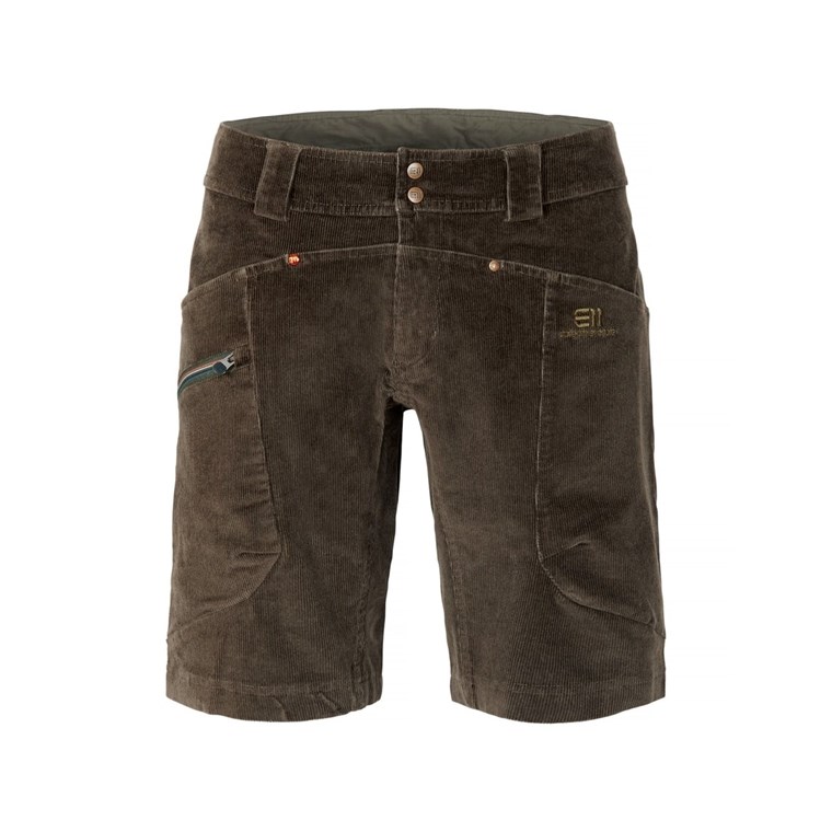 Hesling M Après Cord Shorts Shiitake Brown