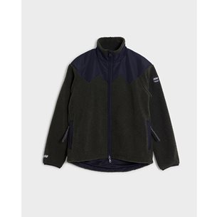 Mountain Works Hybrid Pile Fleece Top Military