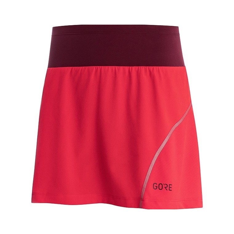 Gore Wear R7 Women Skort Hibiscus Pink/Chestnut Red