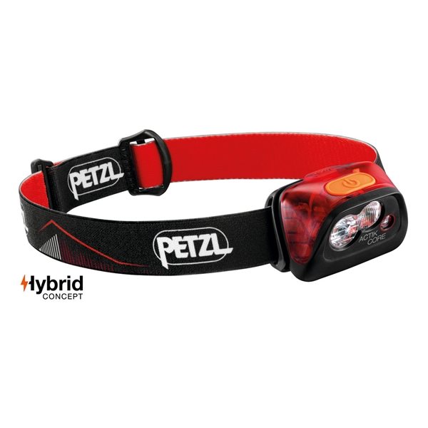 Petzl Actik Core Lamp Red