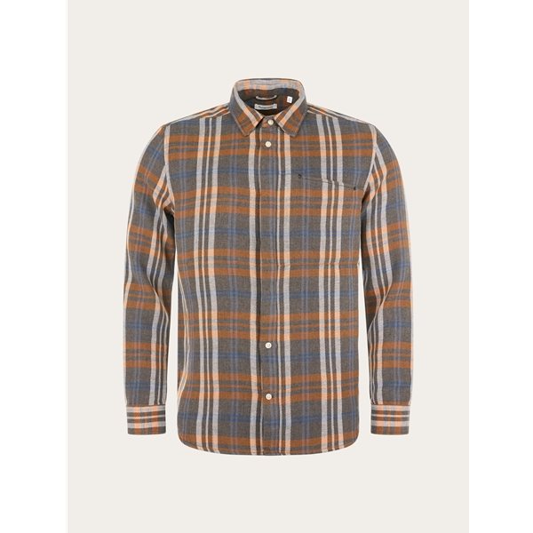 KnowledgeCotton Apparel Relaxed Checked Shirt – Gots/Vegan