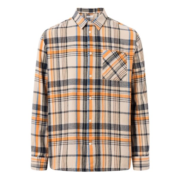 KnowledgeCotton Apparel Relaxed Fit Big Checkered Shirt – Gots/Vegan