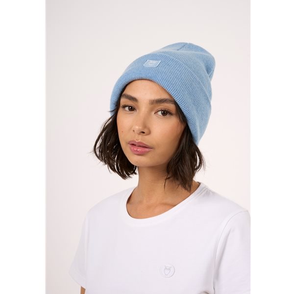 KnowledgeCotton Apparel Organic Wool Beanie – Gots Asley Blue