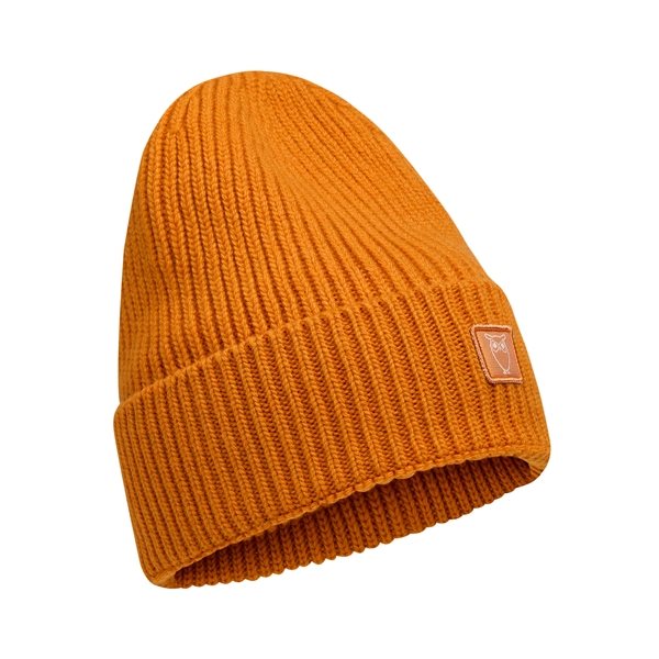 KnowledgeCotton Apparel Organic Wool Rib Beanie – Gots Desert Sun