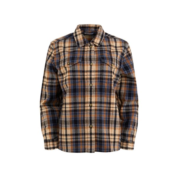 KnowledgeCotton Apparel Earth Colors Checkred Overshirt – Gots/Vegan