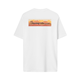 KnowledgeCotton Apparel Back Printed T-Shirt Bright White