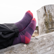 Darn Tough Hiker Micro Crew Midweight Cushion Socks Women Plum Heather