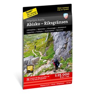 Calazo Abisko, Björkliden - Riksgränsen 1:25.000