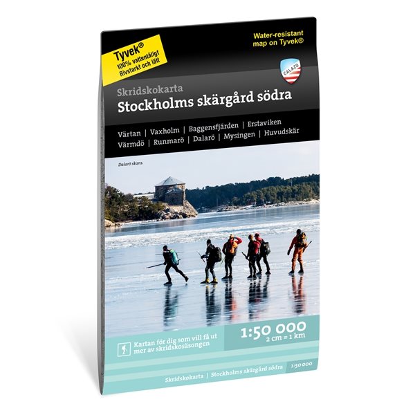 Calazo Skridskokarta Stockholms Skärgård – Södra 1:50.000
