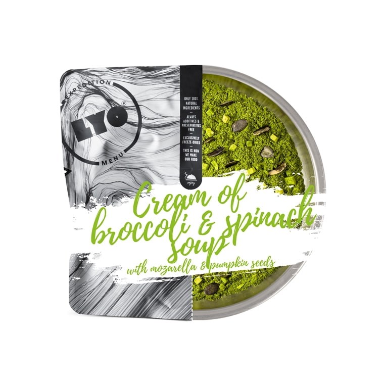 LYOfood Cream Of Broccoli And Spinach Soup