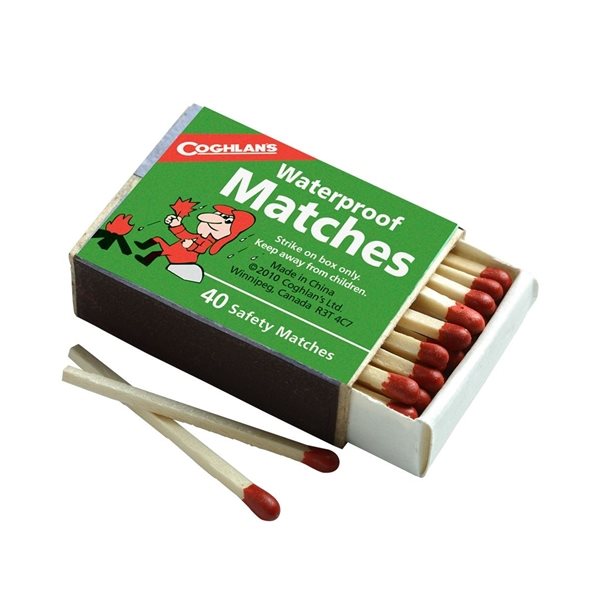 Coghlans Waterproof Matches 4-Pack