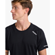 2XU Aero Tee Black/Silver Reflective