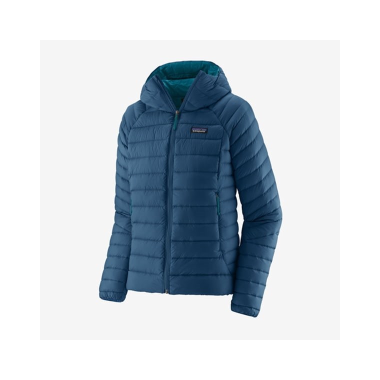 Patagonia W's Down Sweater Hoody Lagom Blue