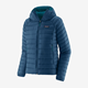 Patagonia W's Down Sweater Hoody Lagom Blue