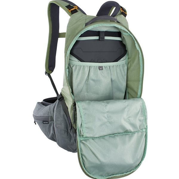 Alternativ bild 1 för Evoc Trail Pro 16 Black/Carbon Grey, S/M Light Olive/Carbon Grey