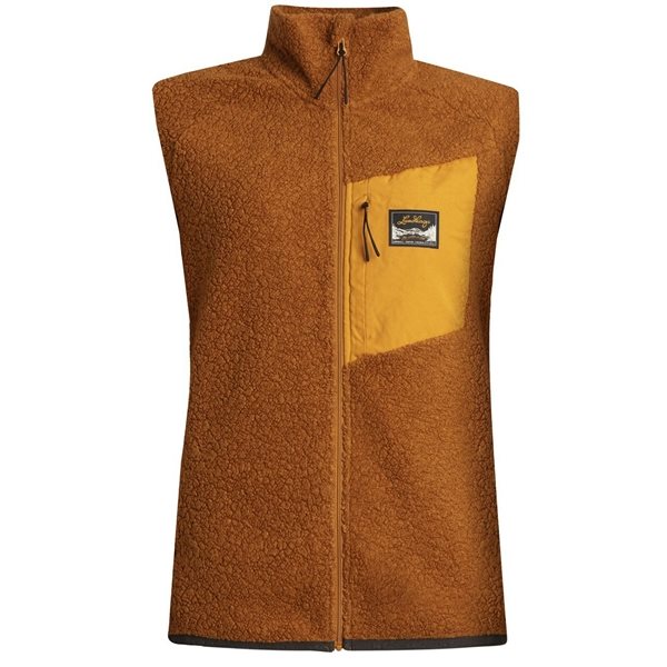 Lundhags Flok Wool Pile Vest W Dark Gold