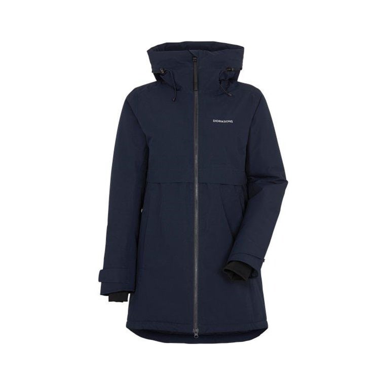 Didriksons Helle Wns Parka 5 Dark Night Blue