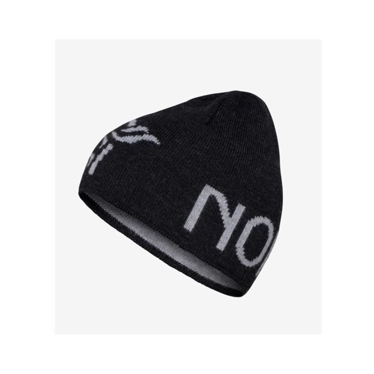 Norrøna /29 Merinoull Logo Beanie Caviar Melange