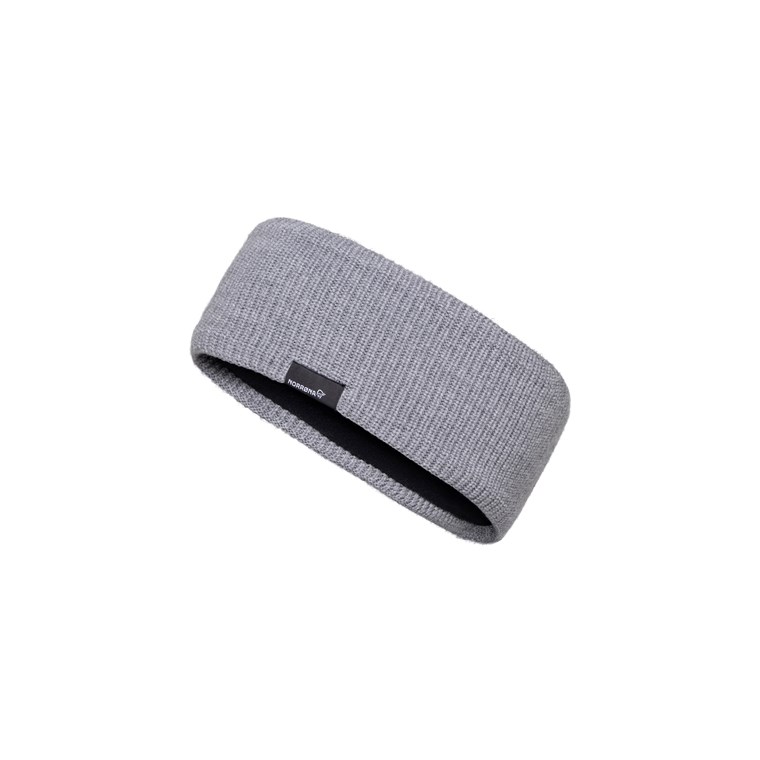 Norrøna /29 Heavy Merinoull Headband Grey Melange
