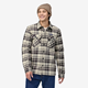 Patagonia M's Insulated Organic Cotton MW Fjord Flannel Shirt Smolder Blue