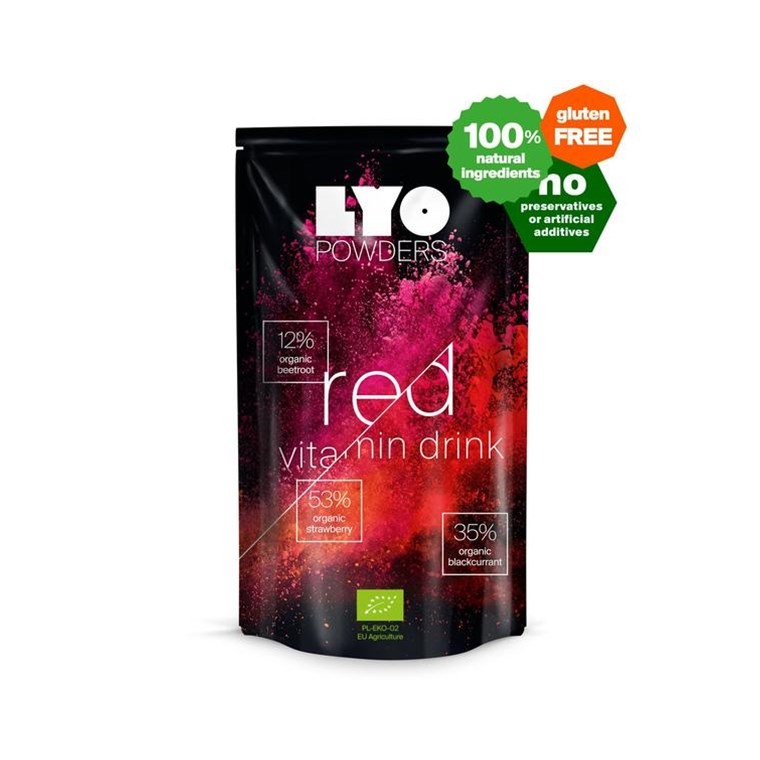 LYOfood red vitamin drink Mix 51 G- Bottle Size