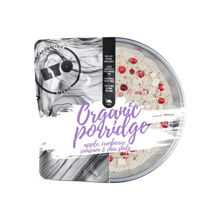 LYOfood Organic Porridge With Apple And Cranberry