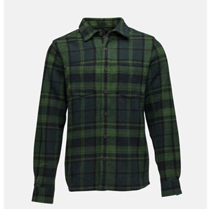 Black Diamond M Project Heavy Flannel Palm Green/Anthracite Plaid