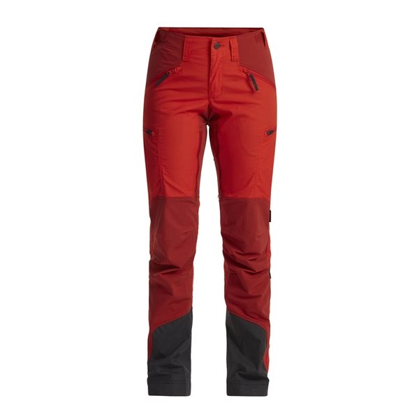 Lundhags Makke Pants Regular Women Lively Red/Mellow Red