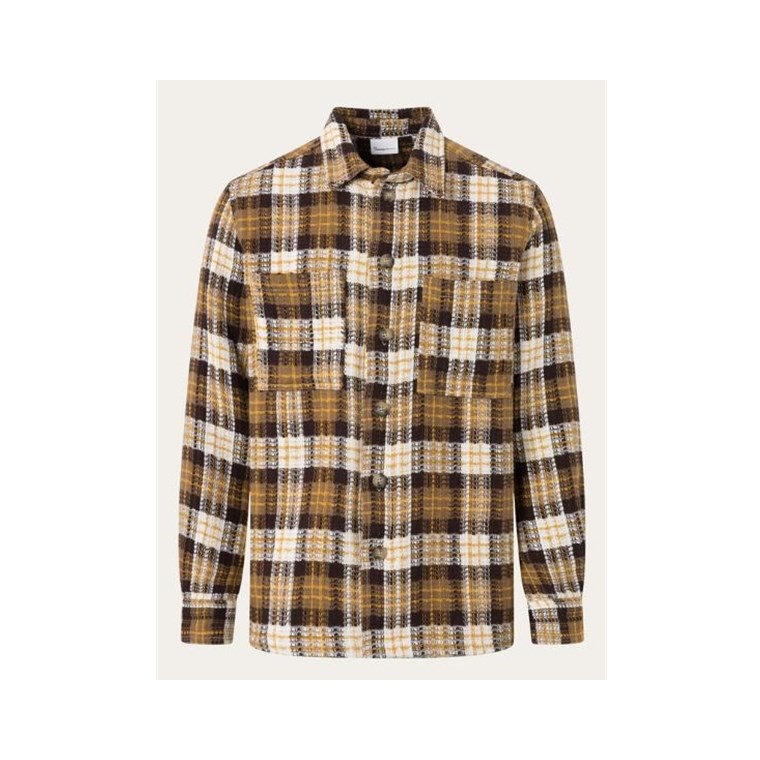 KnowledgeCotton Apparel Checked Overshirt