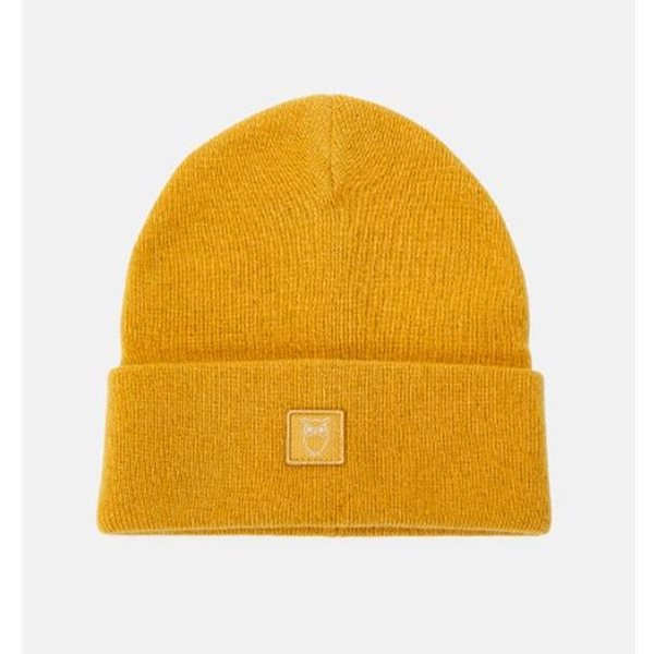KnowledgeCotton Apparel Double Layer Wool Beanie Tinsel