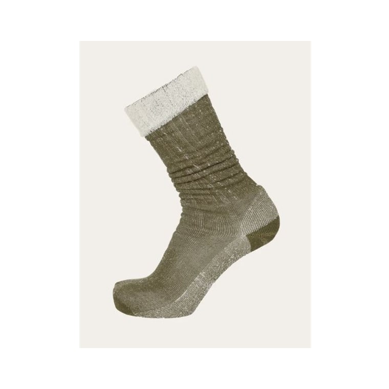 KnowledgeCotton Apparel Single Pack Low Terry Wool Sock Forrest Night