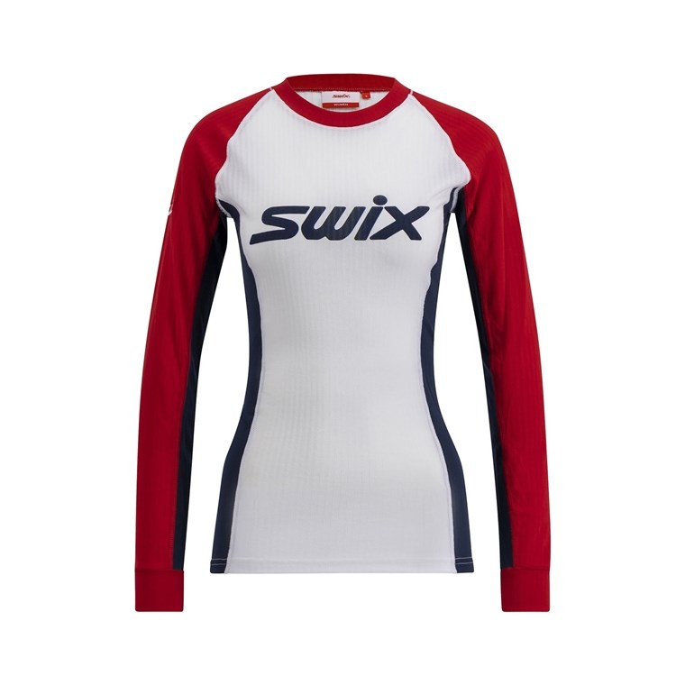 Swix Racex Classic Long Sleeve W Swix Red/Bright White
