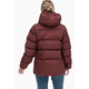 Bergans Lava Warm Down Jacket W/Hood Women Amarone Red