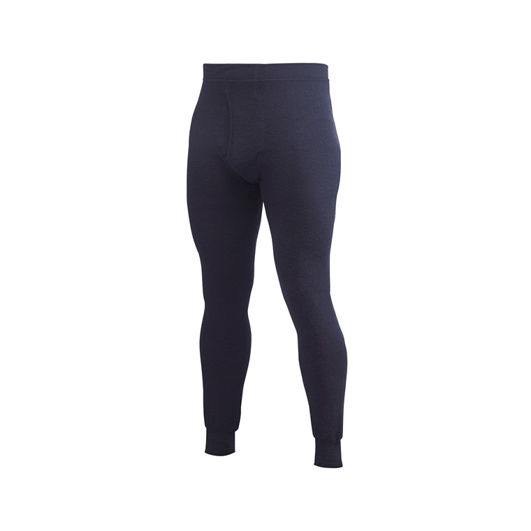Woolpower Long Johns With Fly200 Dark Navy