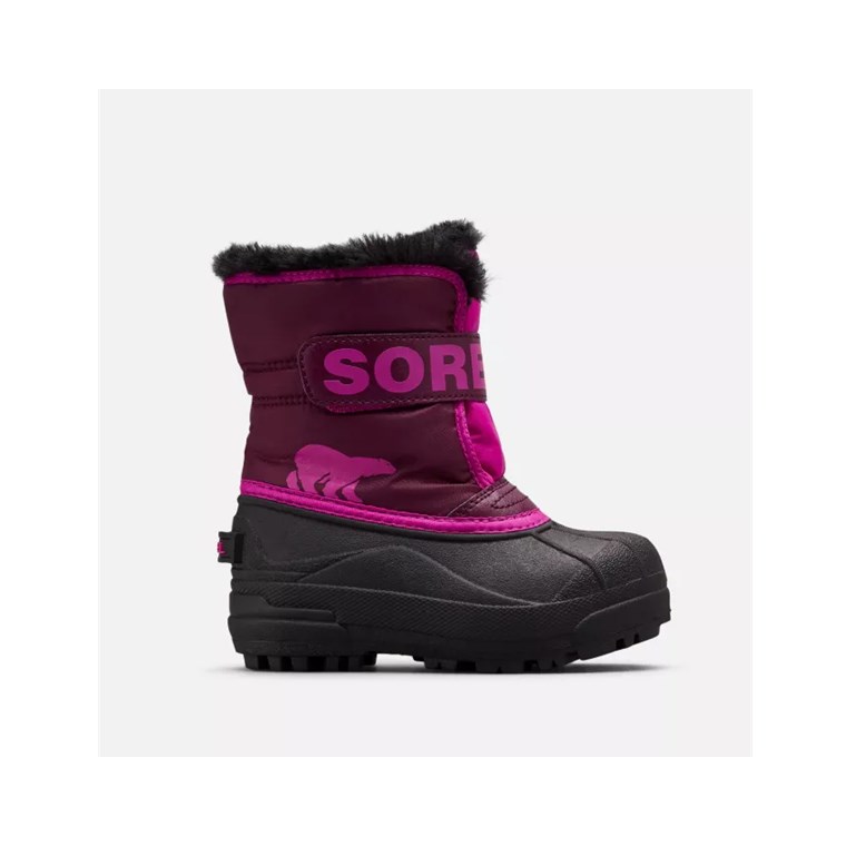 Sorel Childrens Snow CommanderT Youth Purple Dahlia/ Groovy Pink