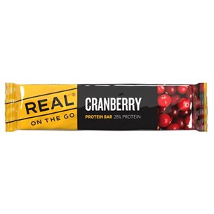 Real On The Go CranberryProtein Bar