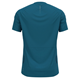 Odlo T-Shirt Crew Neck S/S 1/2 Zip Axalp Trai Saxony Blue