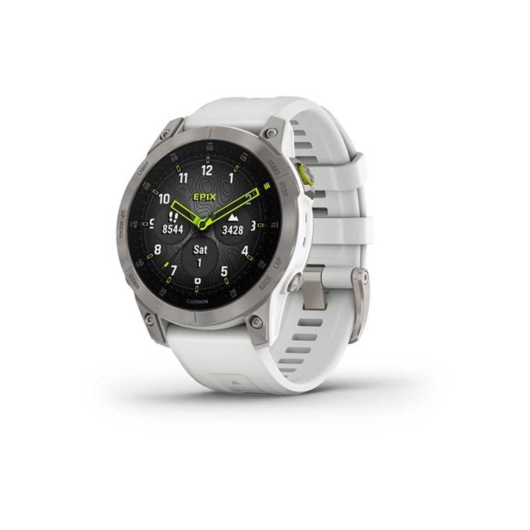 Garmin Epix (gen 2) Sapphire AMOLED Carrera White Titan GPS Watch