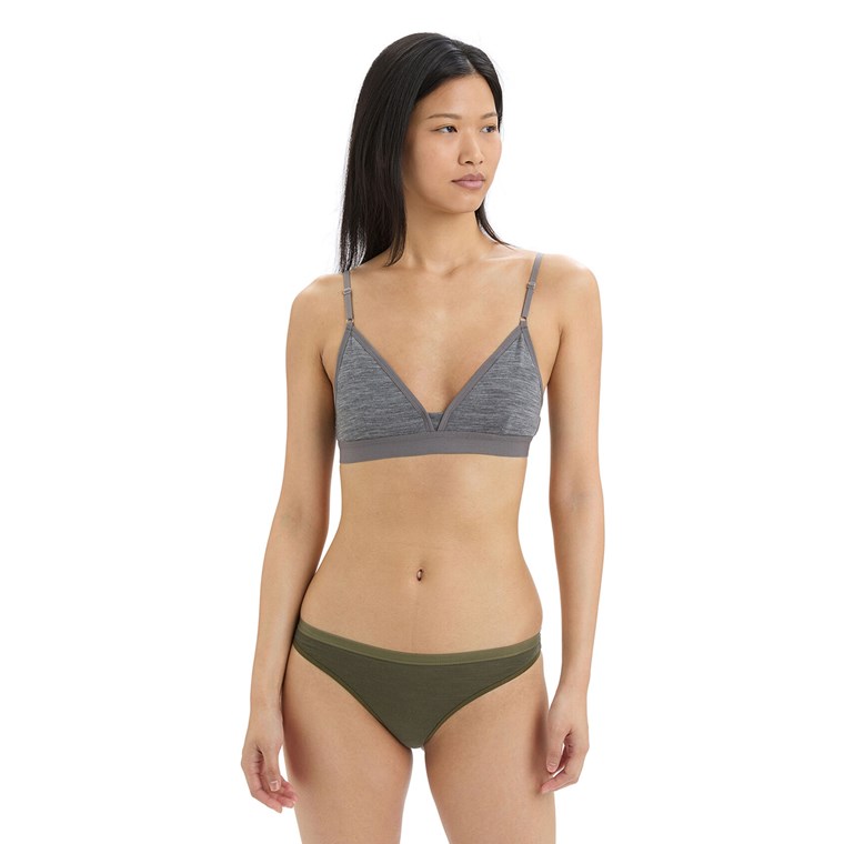 Icebreaker Siren Bra Women Gritstone Hthr