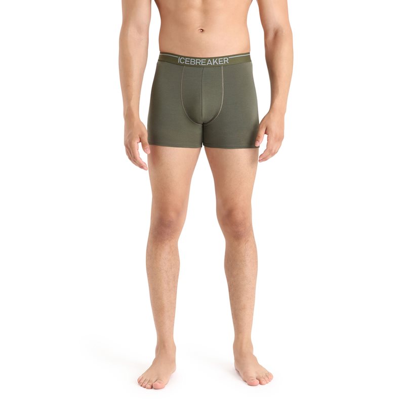 Icebreaker Anatomica Boxers Mens Green